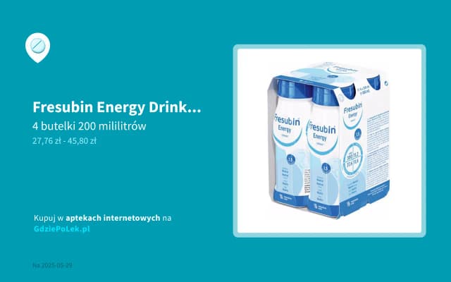 Fresubin energy drink gdzie kupić - najlepsze ceny i dostępność